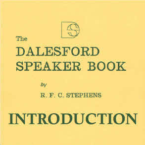 Dalesford Speaker Book System Introduction