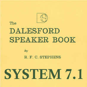 Dalesford Speaker Book System 7 Part 1