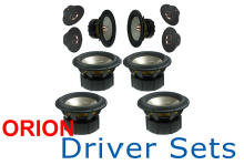 Linkwitz Orion 3.3, Orion 3.4 and Orion 3.5 Driver Sets Linkwitz Orion Driver Sets