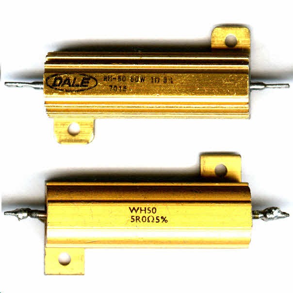 50W Aluminium Clad Wire Wound High Power Resistors