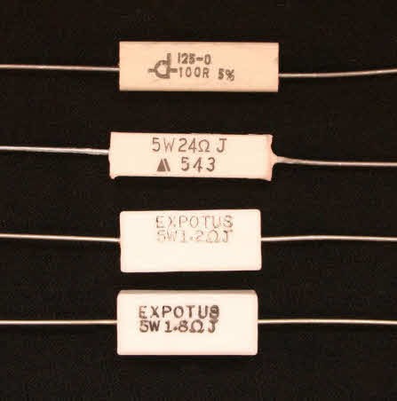 Ceramic Wire Wound Resistors 5W 