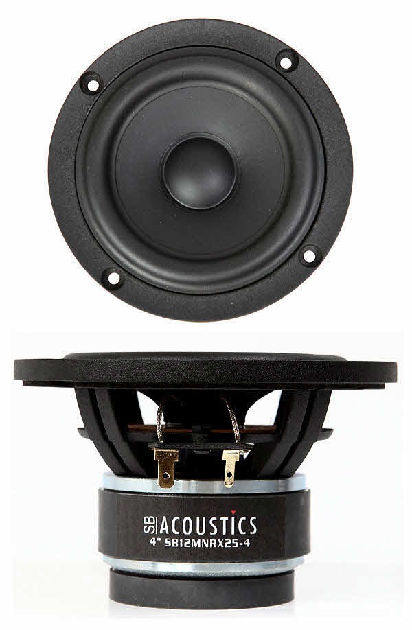 SB Acoustics SB12MNRX25-4 Midrange SB Acoustics SB12MNRX25-4 Midrange