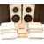 LS3/5a CABINET KIT, PAIRS. Hand-finished Baltic Birch ply c/w beech battens to BBC specification. Easy Assembly.