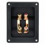 Monacor ST-400GM Biwire Recessed Input Panel