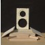 LS3/5a CABINET, PAIRS, COMPLETE KIT, hand-finished birch ply c/w beech battens to BBC specification