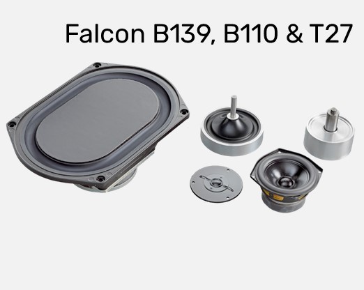 Falcon Acoustics T27 B110 B200 B139 LS3/5a Kef Replacement Driver Units