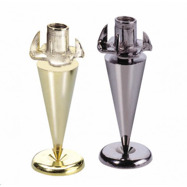Monacor SPS35/SC Chrome SlimLine Speaker Spikes for compact speakers