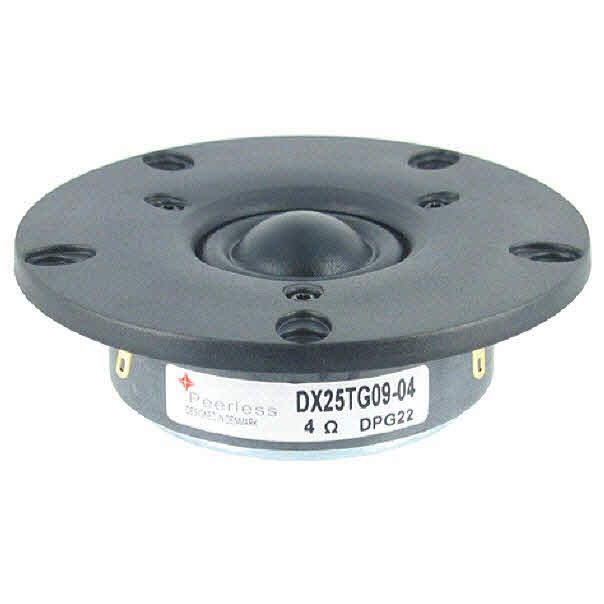 Peerless Vifa DX25TG59-04 Tweeter, a 25mm voice coil 4 ohm tweeter.