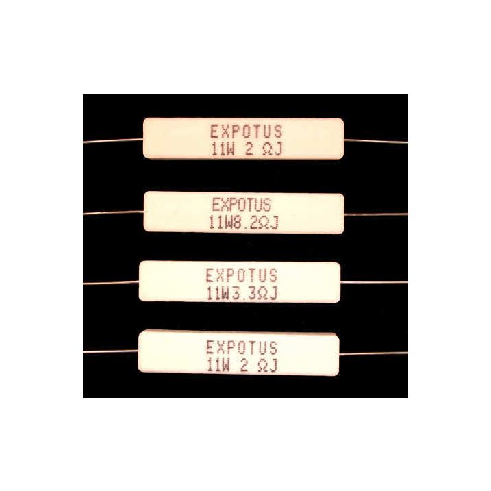 Ceramic wire wound resistors for loudspeaker crossovers and networks
