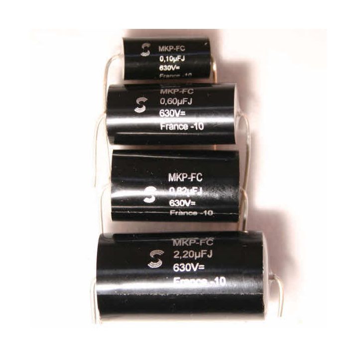 4 Condensateurs Hybrides PIO 0,68uF 630V K75-24 / K75-10 - Fabriqués En URSS, Pour Amplis à Tubes Audio Vintage - Qualité OTK