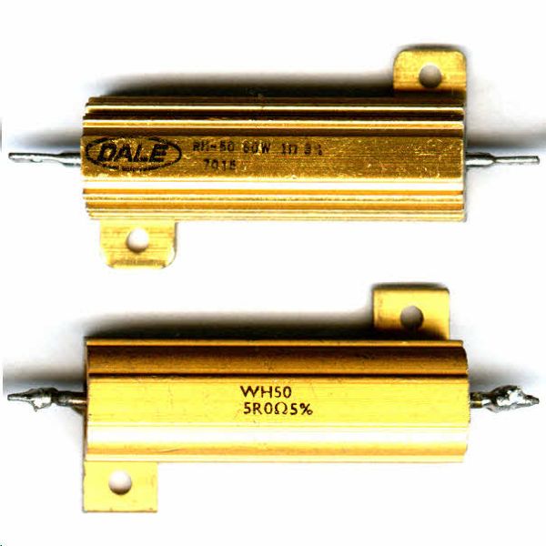 50W Aluminium Clad Wire Wound High Power Resistors