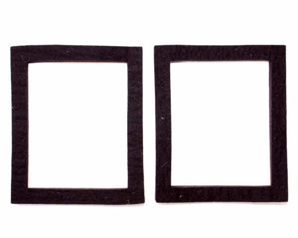 LS3/5a T27 TWEETER FELT SQUARES. SELF-ADHESIVE. PAIRS. ORIGINAL BBC SPECIFICATION.