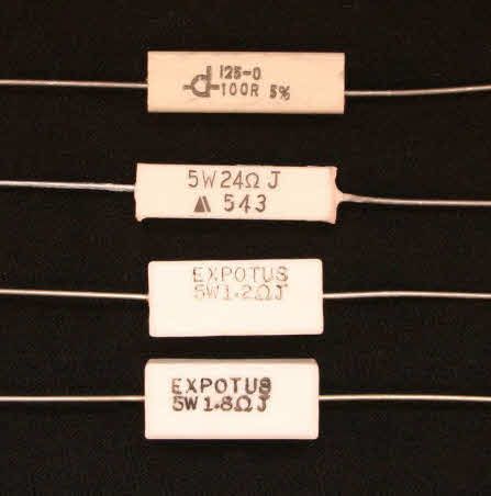 Ceramic Wire Wound Resistors 5W