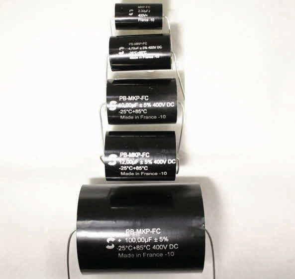 Solen 400V Polypropylene audio capacitors for all loudspeaker crossover