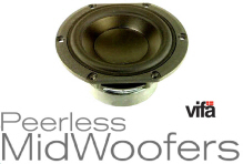 Vifa & Peerless Mid-Woofers